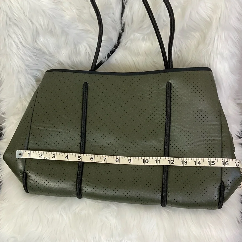 Haute Shore Women's Olive Green Greyson Envy Neoprene Tote Bag